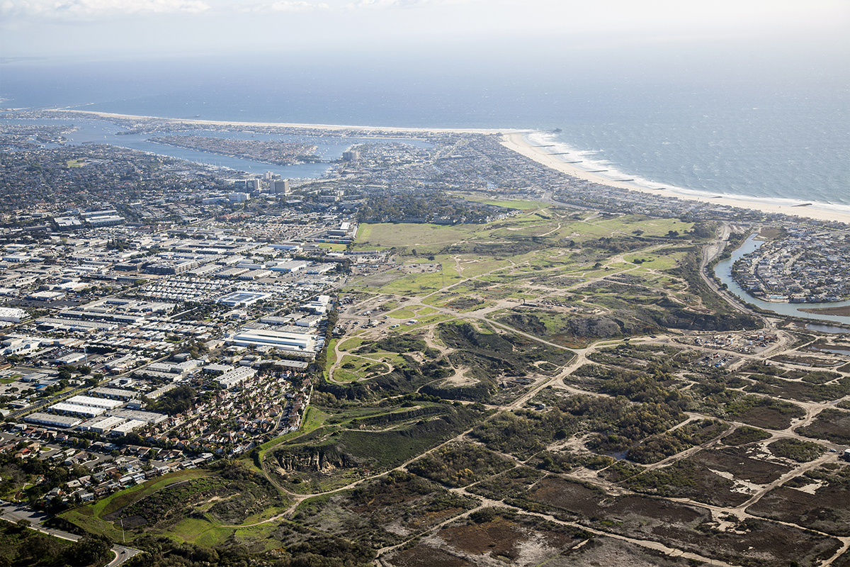 Aerial Looking South Over Banning Ranch