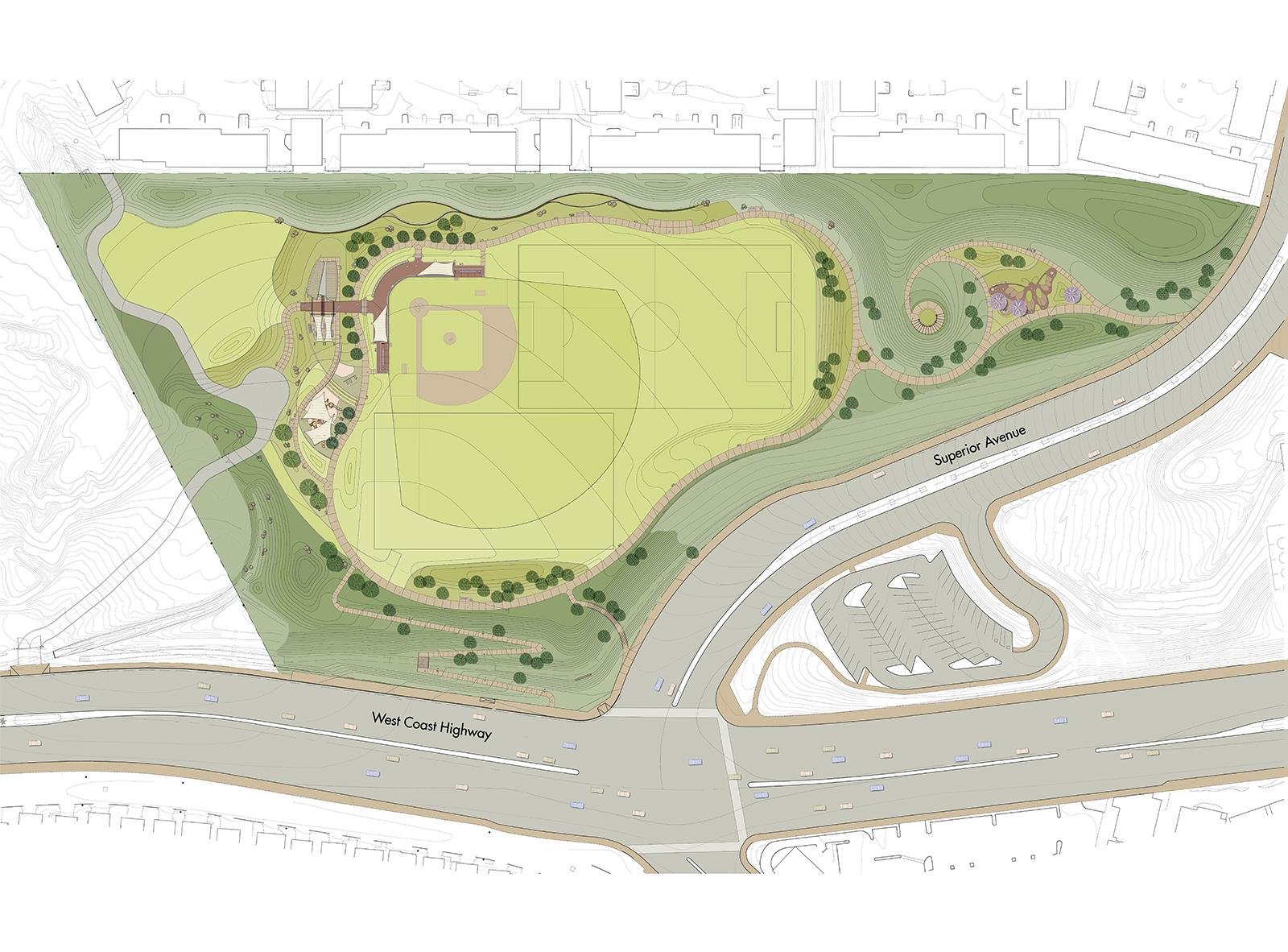 Sunset Ridge Park Project Site Plan