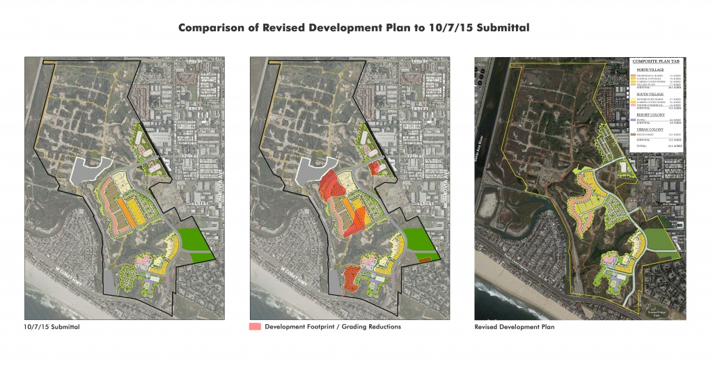 3. Comparison of Revised Development Plan to 10.7.15 Plan